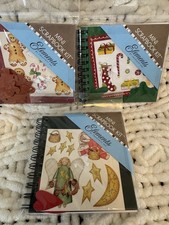 Mini Holiday Scrapbook Kit Lot Of 3 Elements By Creativity Inc- Angel, Candy
