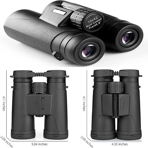 Professional 10x42 Binoculars - Fogproof & Low Light Vision for Adventurers - Picture 10 of 11