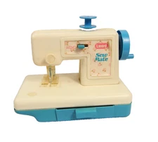 Lanard Sew Mate Toy Sewing Machine Hand Crank Parts or Repair 1981