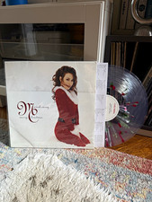 Mariah Carey - Merry Christmas 12" LP Columbia Clear Splatter Vinyl