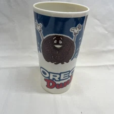 NIB VTG PLASTIC OREO DUNK GLASS GREAT COLOR BY NABISCO