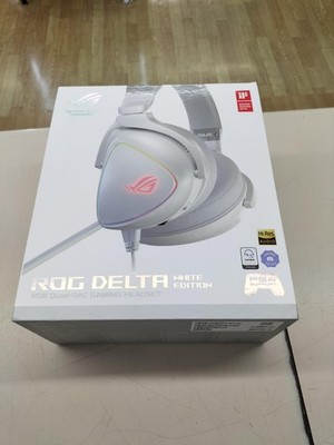 ASUS ROG DELTA WHITE USB Type-C Gaming Headset High-Res Audio Japan Used