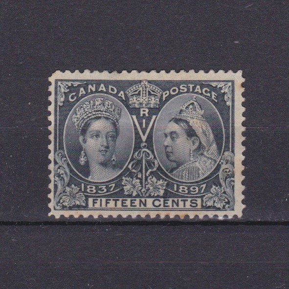 CANADA 1897, SG# 132, CV £140, 15c, slate, QV, No gum