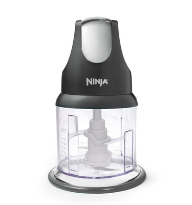 Ninja Express Chop 2 Cup Food Chopper One Touch Pulse NJ100 Gray