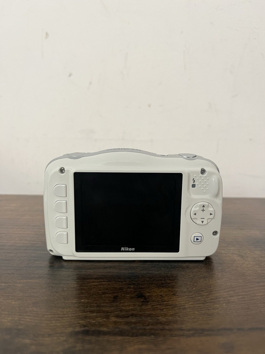 Nikon COOLPIX S33 13.2MP Digital Camera - White for sale