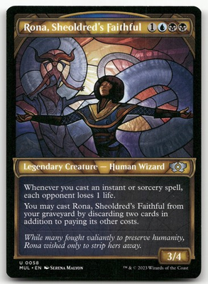 #ad Rona Sheoldred#x27;s Faithful #58 NM March of the Machine MUL Magic MTG $2.49