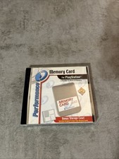 Performance Sony PlayStation 1 PS1 Memory Card Case Holder  4 PS1 Memory Cards