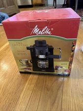 Melitta MEX1B 4- Cup Coffee Espresso & Cappuccino Machine Black