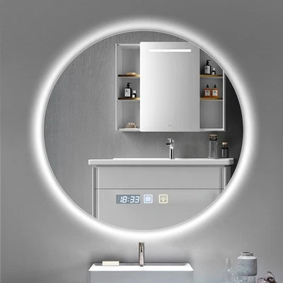 WZTO Specchio bagno led 60/70/80 cm con touch senza appannamento illuminazione bagno specchio parete