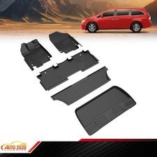 Fit For 2018-2025 Honda Odyssey Durable All Weather Floor Mats Cargo Liner Tpe
