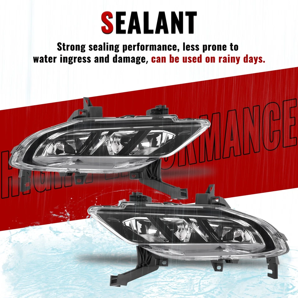 Driver Passenger Fog Driving Light Lamp For Nissan Maxima 2016 2017 2018 2019 - Image 4 of 4