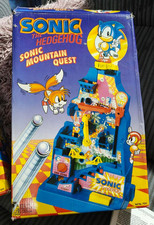 Sonic the Hedgehog Mountain Quest Pinball Machine Boxed — Works — Vintage 1992