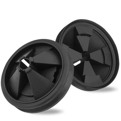 Garbage Disposal Splash Guard, 2 Pack Upgraded EPDM Rubber Drain Insert for InSi