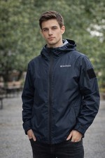 NEW Baerskin Tactical Heavy Storm Rain Jacket 2.0 Black Zip Waterproof Sz M