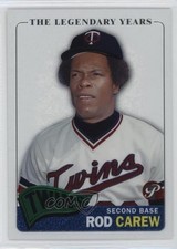 2005 Topps Pristine Legends Rod Carew #10 HOF k4s