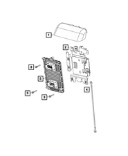 Genuine Mopar Hex Screw 6510258AA