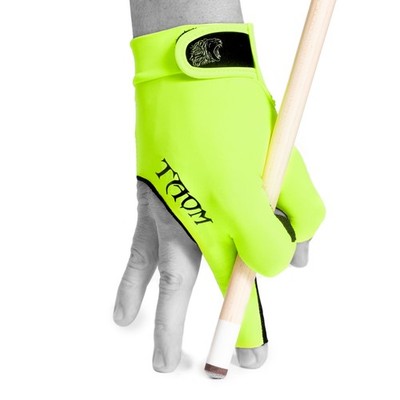 TAOM Midas Billiard Pool Cue GLOVE Lime Yellow - for Left or Right hand