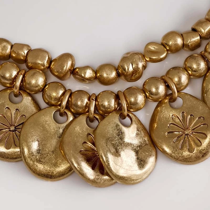 Новый 15»/16» 2шт Zara нагрудник заявление ожерелье ретро женщин вечеринки отпуск ювелирных изделий - Изображение 2 из 4