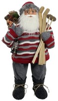 Weihnachtsmann Santa Clause Marbod 80 Cm Weihnachten Deko Mit Ski Und Geschenkes