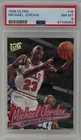 Michael Jordan 1996 Fleer Ultra Chicago Bulls NBA Basketball Card #16 PSA 8