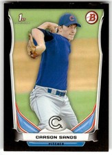2014 Bowman Draft #DP78 Carson Sands Black Chicago Cubs Baseball