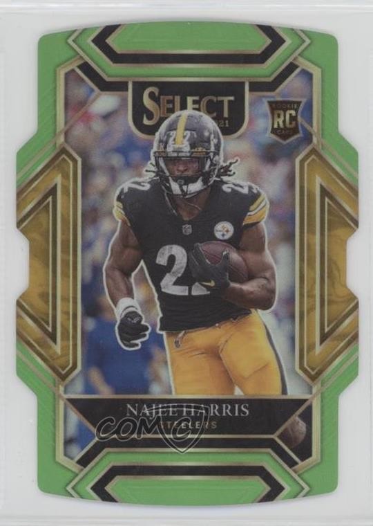 2021 Select Club Level Neon Green Prizm Die-Cut /349 Najee Harris Rookie RC 0nr3