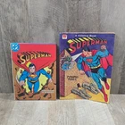 Vintage Superman Coloring Book Pyramid Perils & FP From Krypton To Metropolis HC