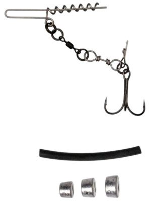 Zeck Softbait System + Screw Set S M L Gummiköder-Montage für Rippler u. Butcher