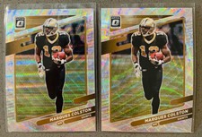 2x Lot 2021 Panini Donruss Optic NFL #168 Marques Colston /299 Wave Prizm Saints