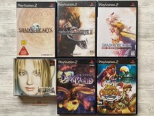 SONY PS 1 2 Koudelka & Shadow Hearts 1  2 & New World & Dark Cloud & Chronicle image