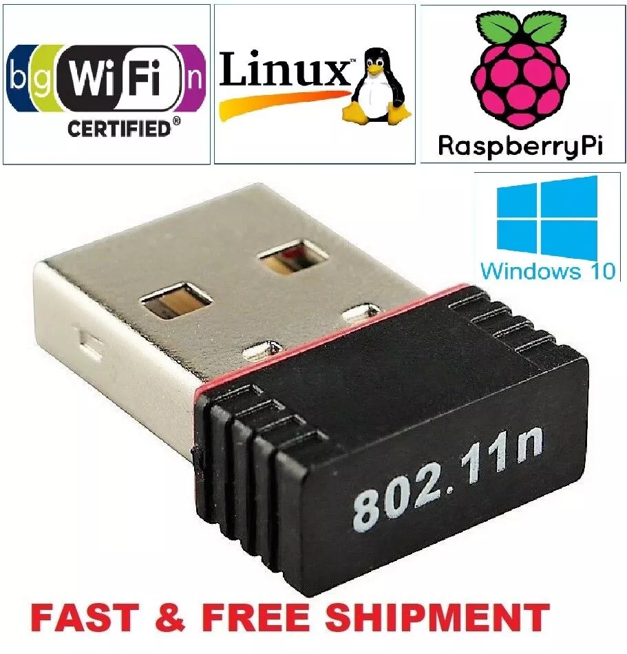 New Realtek Mini USB Wireless 802.11B/G/N LAN Card WiFi Network.