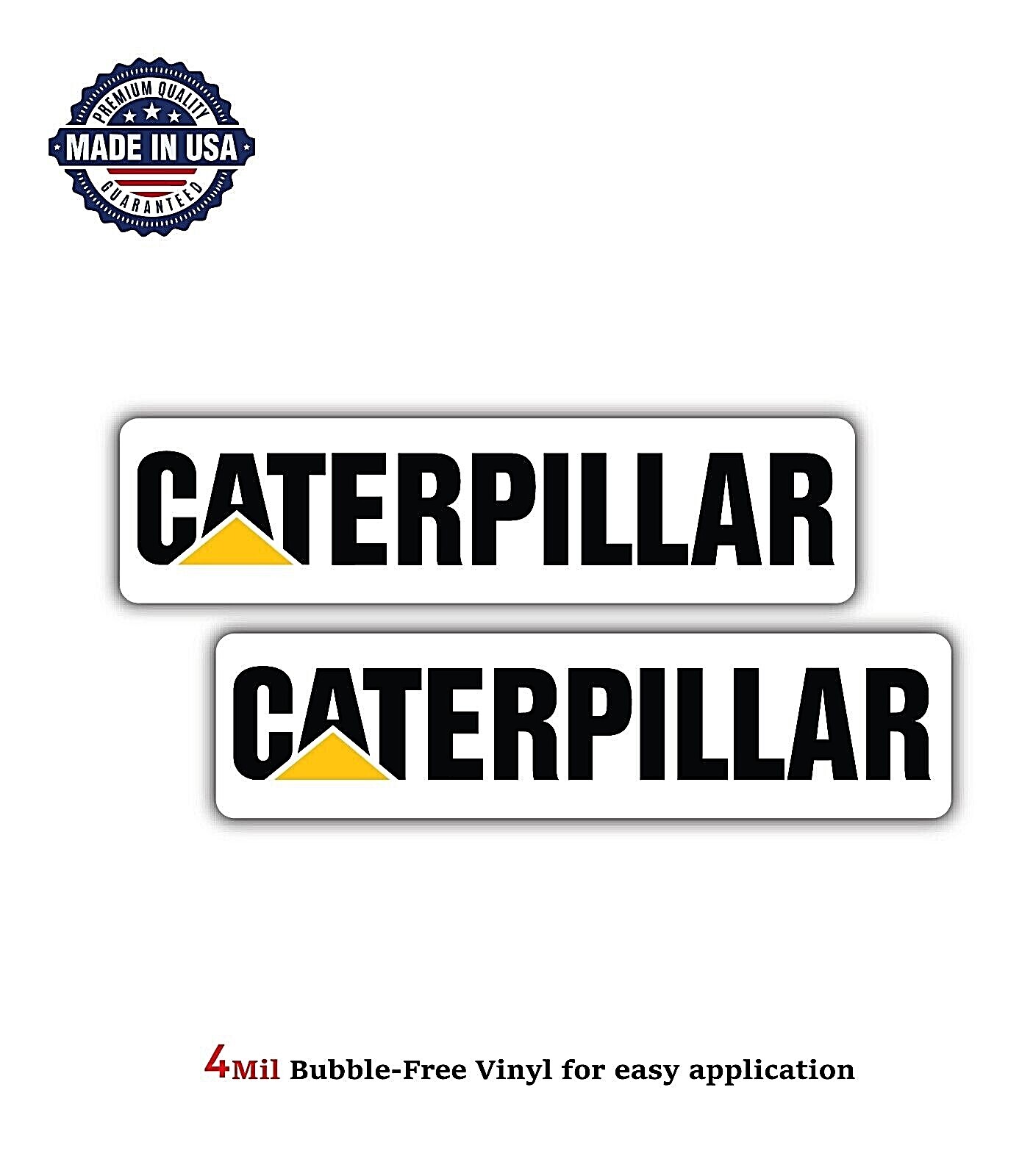 CAT CATERPILLAR VINYL DECAL STICKER CAR TRUCK BUMPER 4MIL BUBBLE FREE US MADE