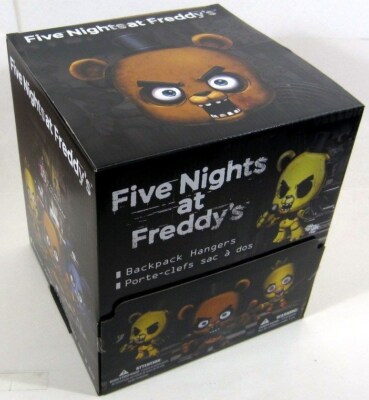 Five Night at Freddy's Box OF 24 Packs Mini Figure Hangers 3'' Random Blind Pack
