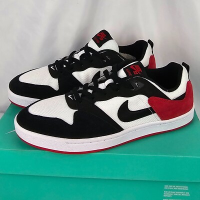Nike Sb Alleyoop White Black University Red CJ0882-102 Mens  display picture 1