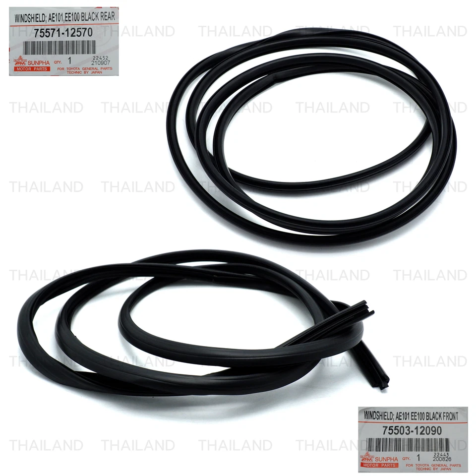 Front Rear Windshield Windscreen Seal For Toyota Corolla AE 101 EE101 1991 1998 Foto 4 de 4