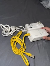 Netgear Powerline 1200 1200 Mbit/s Ethernet LAN Extender - White (Pack of 2)