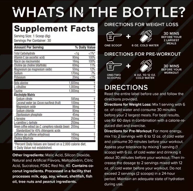 Six Star PreWorkout Explosion Ripped 2.0 Watermelon Exp. 2/2025 eBay