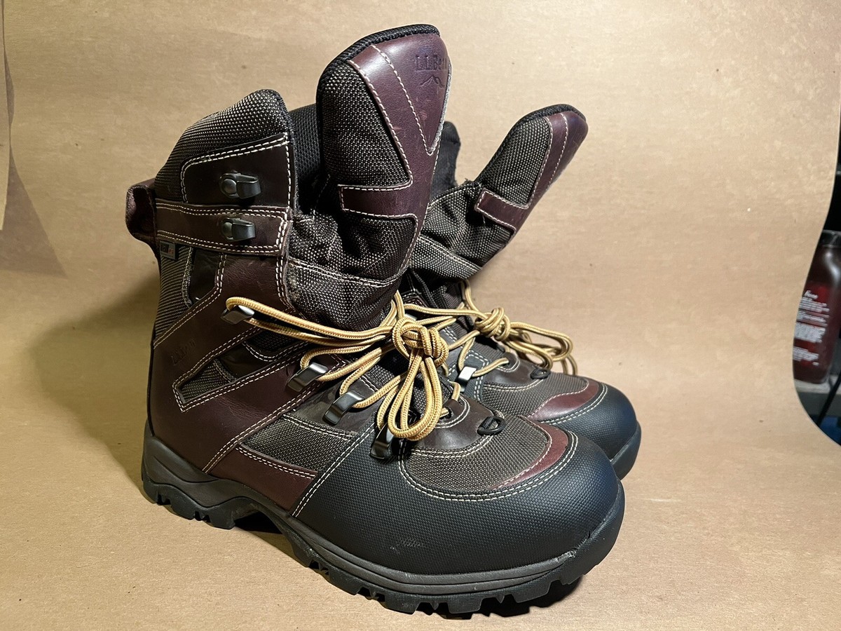 L.L. Bean Bar Harbor Tek 2.5 Tall Leather Duck Boots Lace Up  L.L. Bean Tek 2.5 Winter Duck Boots Brown Lace-Up main image 2