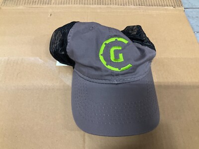 NEW GREENWORKS EQUIPMENT ADJUSTABLE HAT BLACK / GRAY