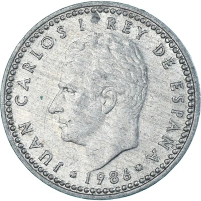 [#1336857] Münze, Spanien, Peseta, 1986 - Bild 1 von 2