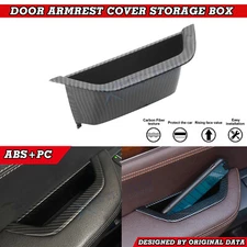 1x Car Door Pull Handle Armrest Panel Cover Storage Box For BMW X3/X4 F25/F26