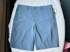 Goodfellow Co Hybrid Swim Shorts Men's Size 24 9" Inseam Blue Rotary