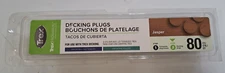 TREX HIDEAWAY DECKING PLUGS JASPER COMPOSITE 80 CT  TDPLGJA8001