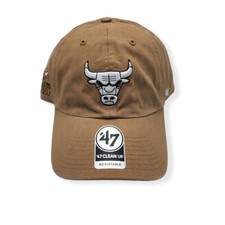 '47 Chicago Bulls Limpieza Camel 6X Campeones del Mundo Correa Ajustable Sombrero Papá Gorra