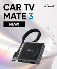 Ottocast HDMI Multimedia Adapter New Car TV Mate Pro Wireless Carplay Dongle