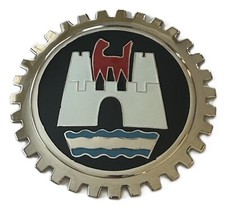 Wolfsburg Germany Automobile Grille Badge Emblem Wolfsburg Germany Automobile Grille Badge Emblem