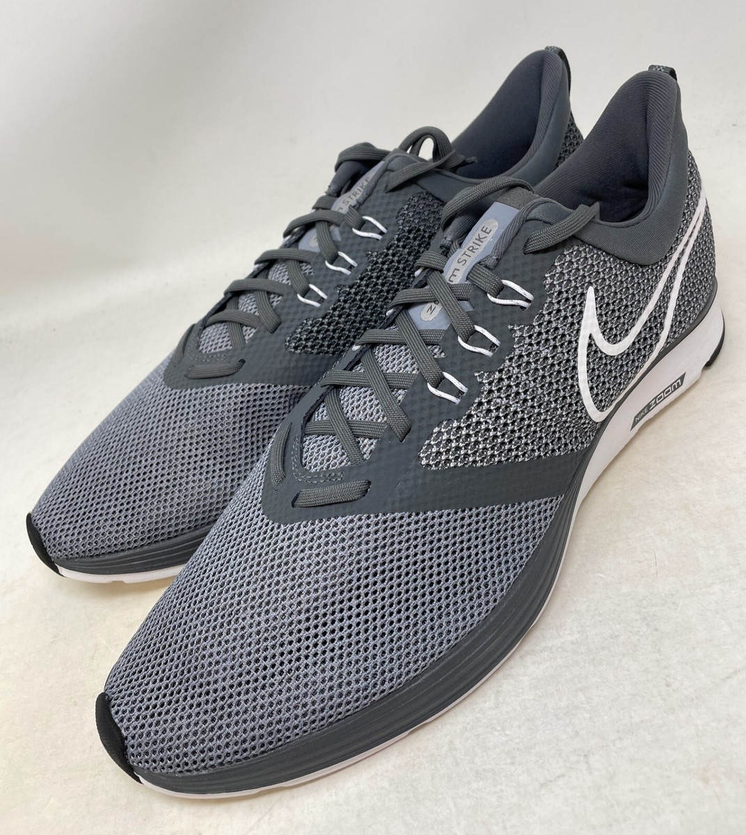 Athletic Training Buy Nike Nike Men Grey Zoom Strike Running Shoes Size 14  Nike Zoom Strike Dark Grey