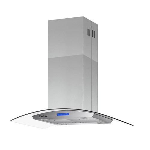 36 900 cfm ducted island range hood