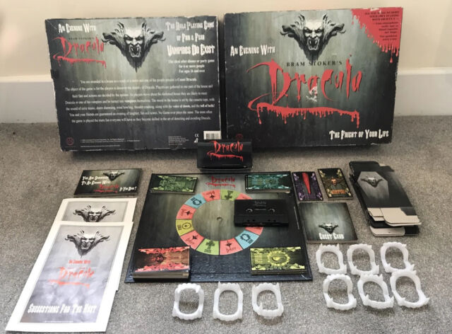 UNA SERATA CON BRAM STOKER GIOCO DA TAVOLO DRACULA 1992- UNA SERATA CON BRAM STOKER GIOCO DA TAVOLO DRACULA 1992-