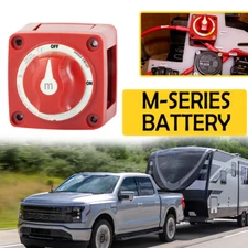 1x Blue Sea 6006 Systems m-Series Mini On-Off Battery Man Switch Knob Marine Red